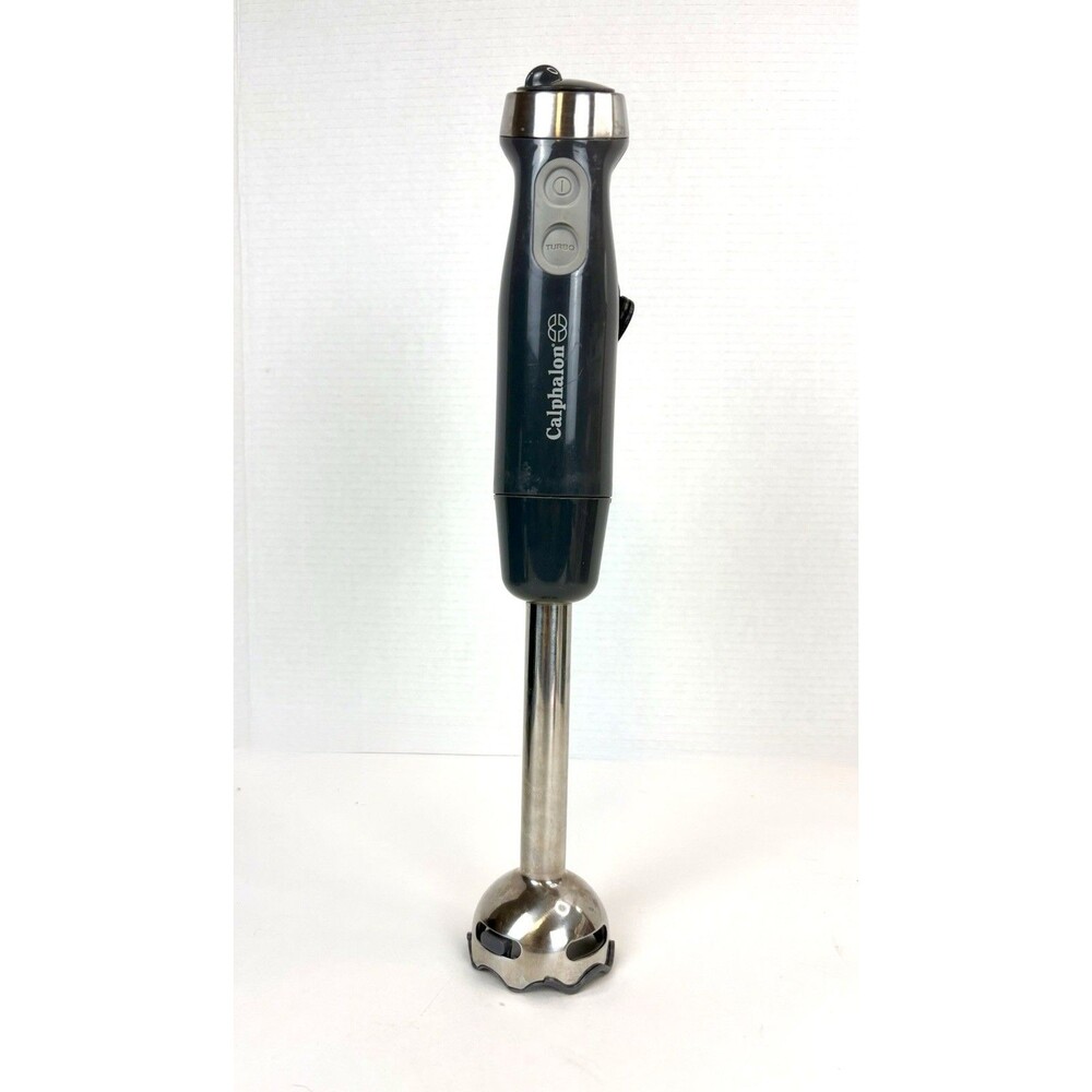 Calphalon Immersion Blender Model ME255IB Gray - TESTED - EUC